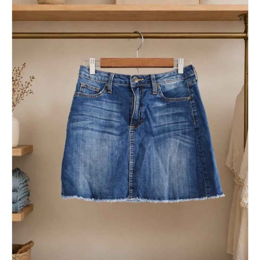 Just Black Denim Mini Skirt Size S/29